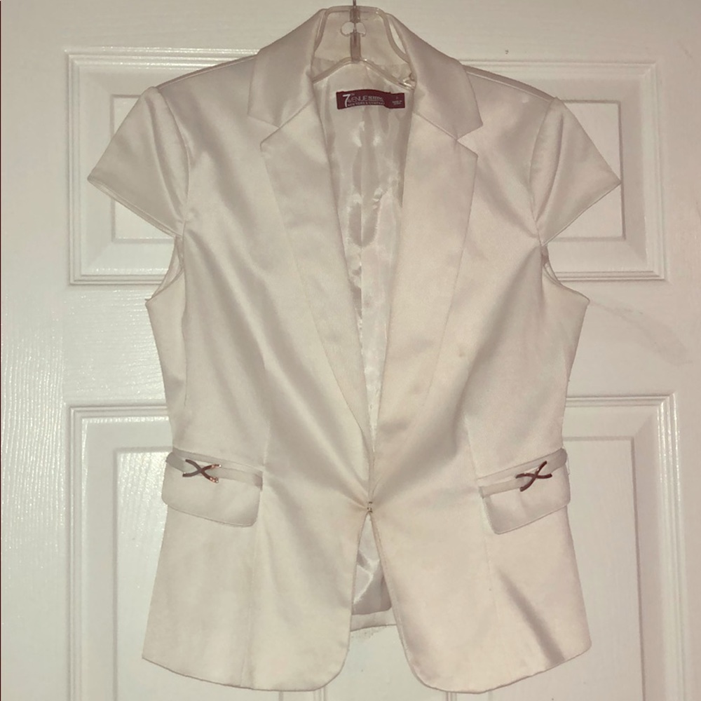 White blazer